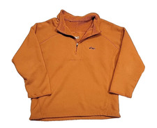 Asics Quarter Zip Fleece Orange Long-Sleeve P...