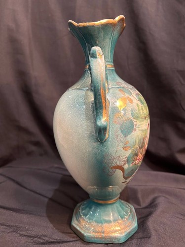 Shaw and Copestake Ltd Twin Handled Vase with Vase Swan Decoration 304 England - Picture 4 of 22