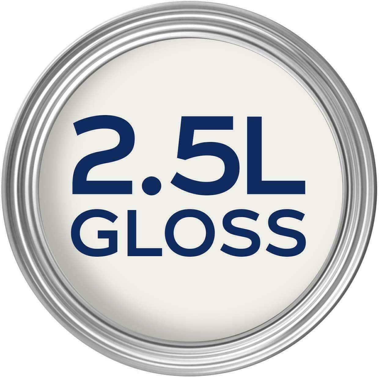 Dulux Quick Dry Gloss High Sheen For Wood & Metal 2.5L Pure Brilliant