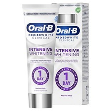 Oral-B Pro 3D White Clinical Intensive Whitening  Radiant White 75 ml (169) 146.00 per litre