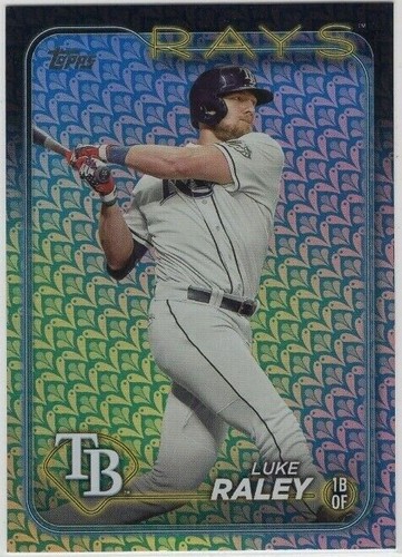 2024 Topps Series 1 Easter Holiday Foil #181 Luke Raley Tampa Bay Rays ...