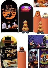 Halloween Backdrops Cover: Happy Halloween Zombie Party