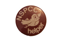 NSPCC HELPER STYLISED BIRD PICTURE BADGE 