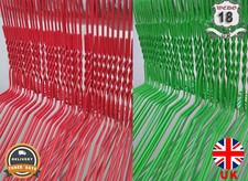Red/Green Wire Hangers (13G) 16"/40cm Trouser Bar  Coat Clothes Metal