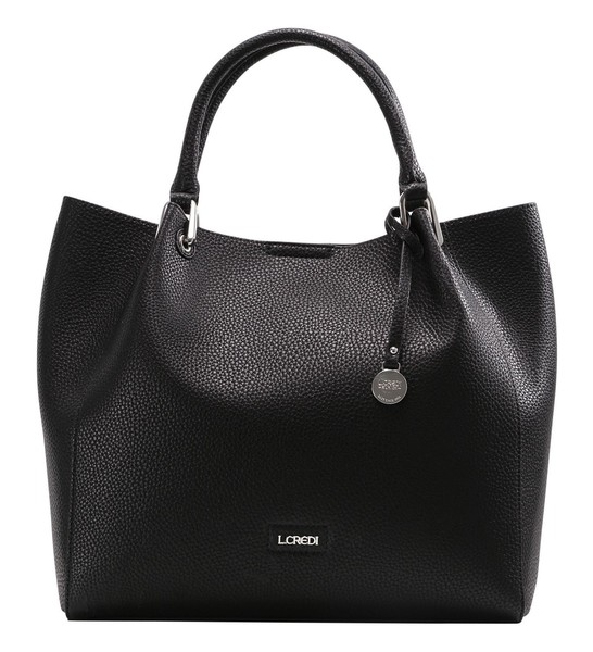 L.Credi Ember Handle Bag Handtasche UmhäNgetasche Kosmetiktasche Black Schwarz-image