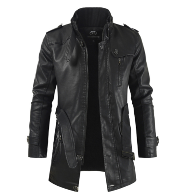 soerte カバーオール Stand collar leather s-l400.png