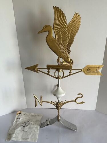 Flying Mallard Duck Weathervane  - Robbins Metal Craft    BRAND NEW - NEVER USED - Picture 1 of 6