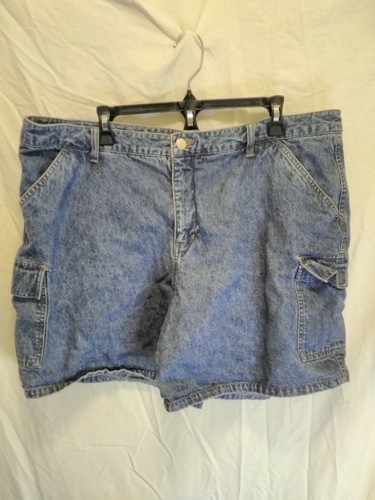 Faded Glory Woman Denim Cargo Blue Jean 