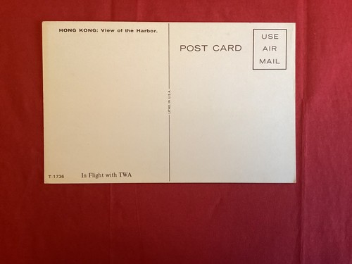 TWA Vintage unbenutzte Hongkong Postkarten - Bild 6 von 6