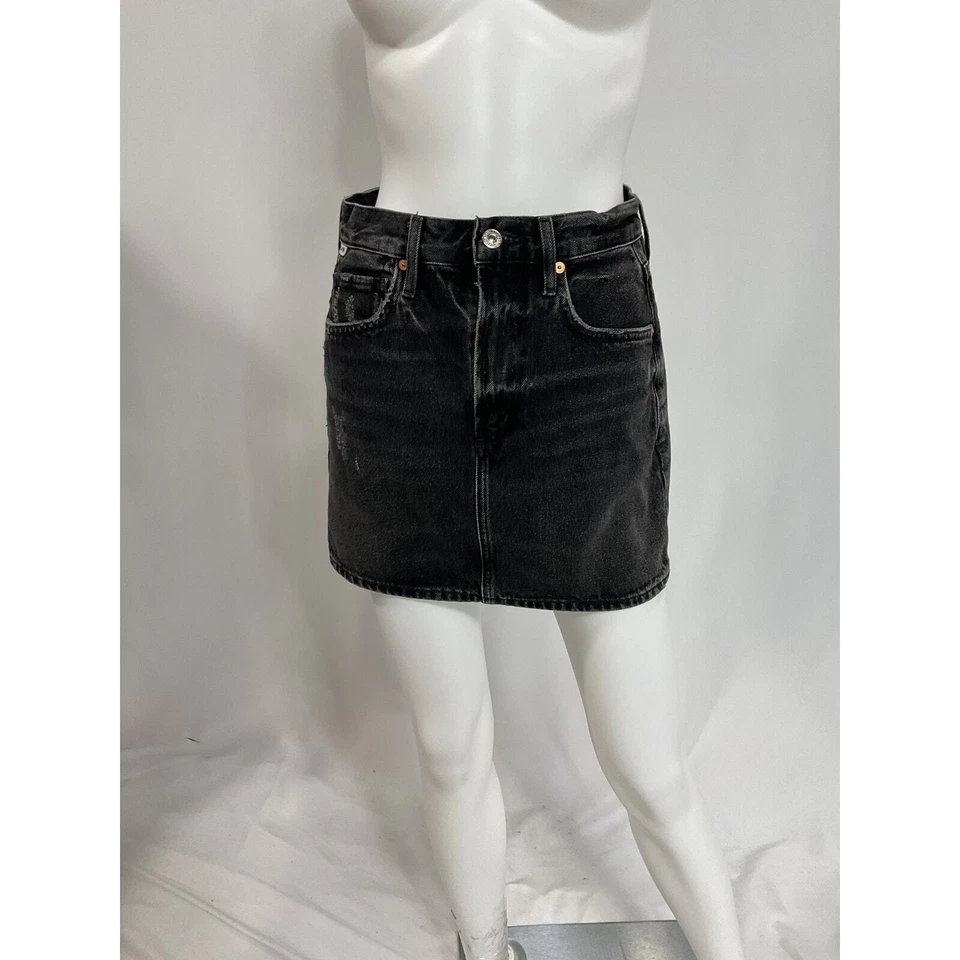 Minifalda de mezclilla negra Citizens Of Humanity 'Beatnik' talla 24 Foto 2 de 4