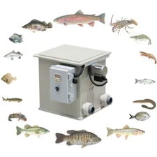 koi pond water filter mini drum filter micro fish pond rotary drum filter 5m3/h