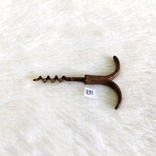 1930s Vintage Old Iron Cork Screw Opener Barware Collectible Old Rare CO27