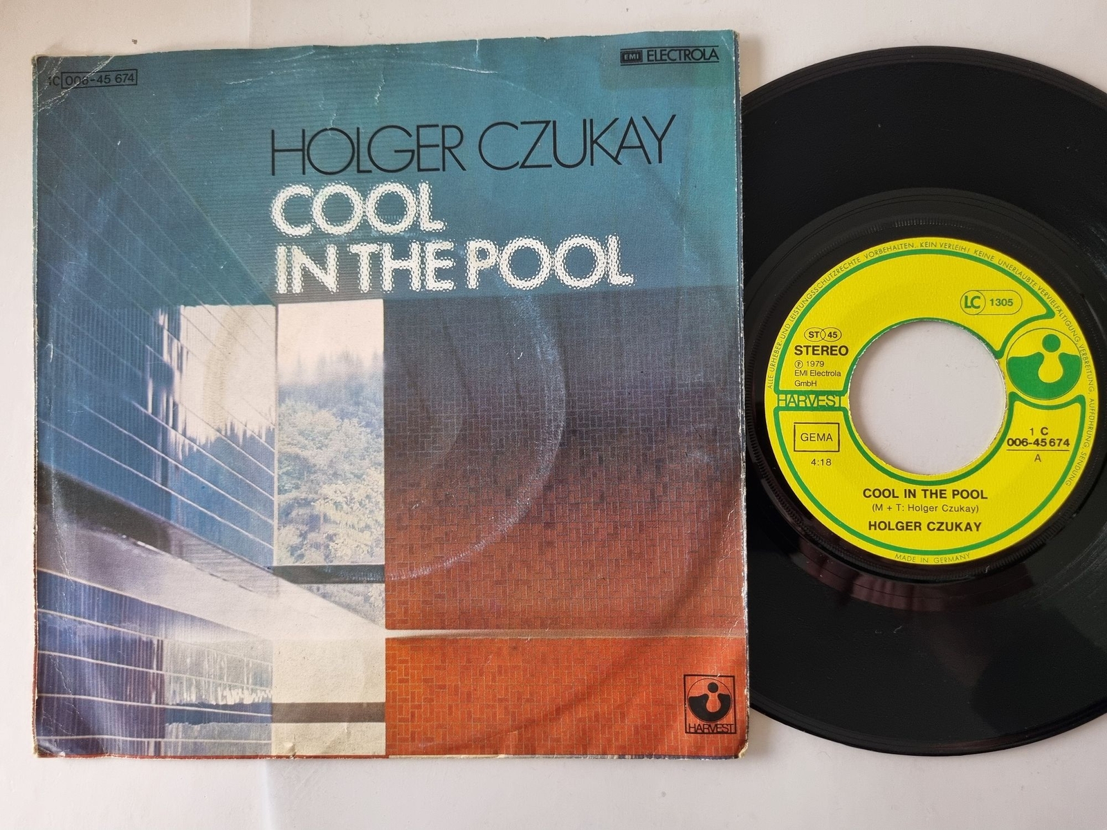 Holger Czukay - Cool In The Pool 7'' Vinyl Germany