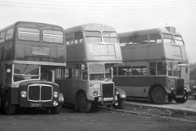 Wards epping aec x leyland deckers depot c73 6x4 Quality Bus Photo