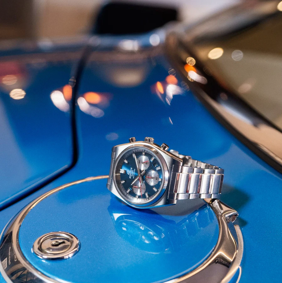 Casio Edifice EFB-730D-2AVUEF Cronografo Classico, vetro Zaffiro - List. 149 eu - Immagine 3 di 4