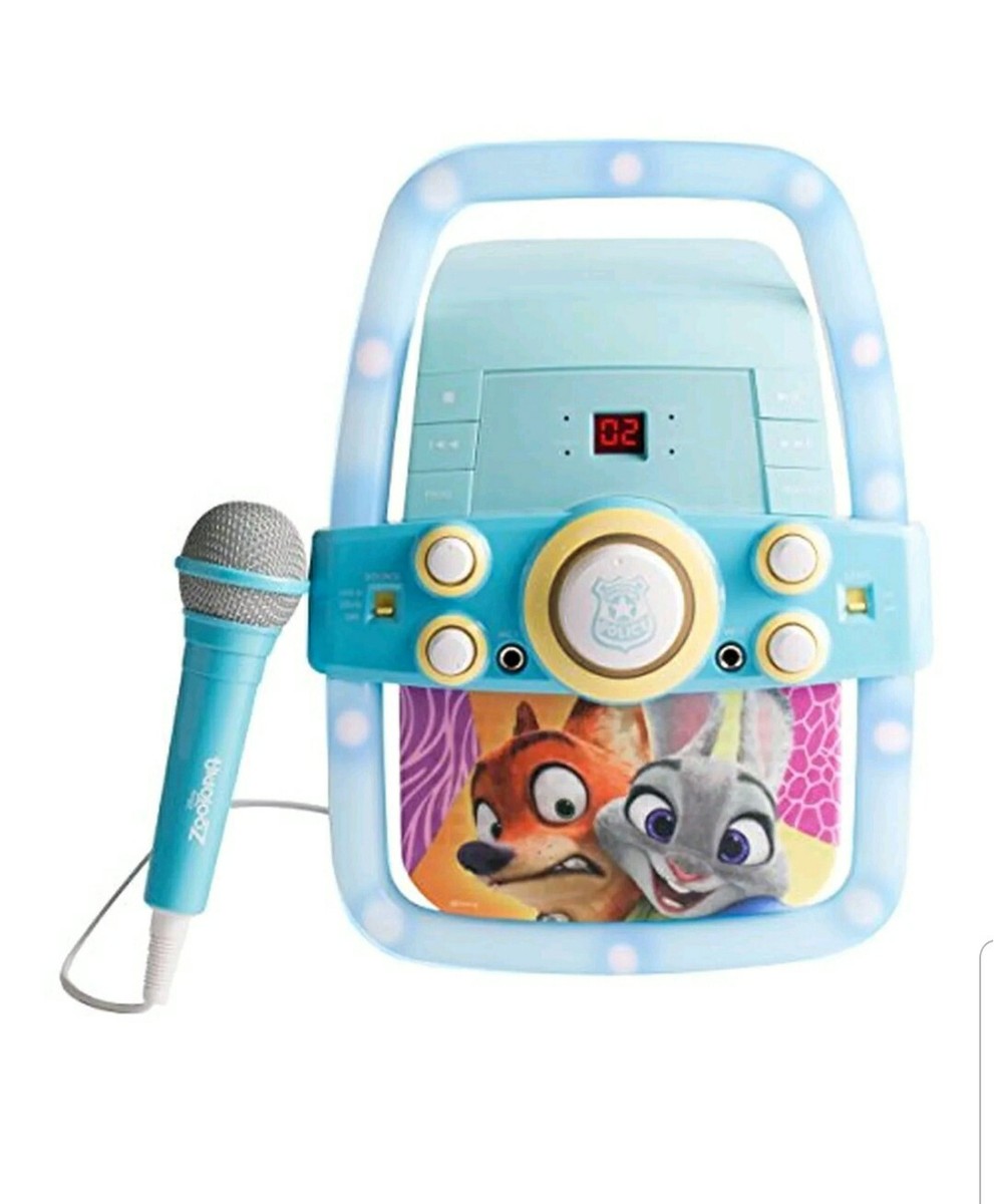 ロッキングスピーカー(ミッキー) Zootopia Flashing Bar Karaoke Machine System Sing Light