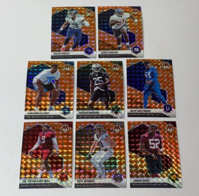 QTY (8) 2021 Panini Mosaic Rookies Defense RC's Farley, Davis, + more SEE PICS