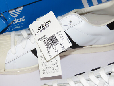 Adidas Superstar 80s US 11 Men's Sneakers G61070 White/Black/Chalk