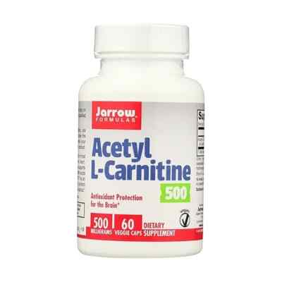 jarrow acetyl l carnitine Jarrow Formulas Acetyl L-Carnitine 500 mg, 60ct