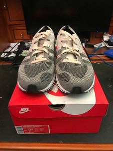 nike flyknit trainer pale grey