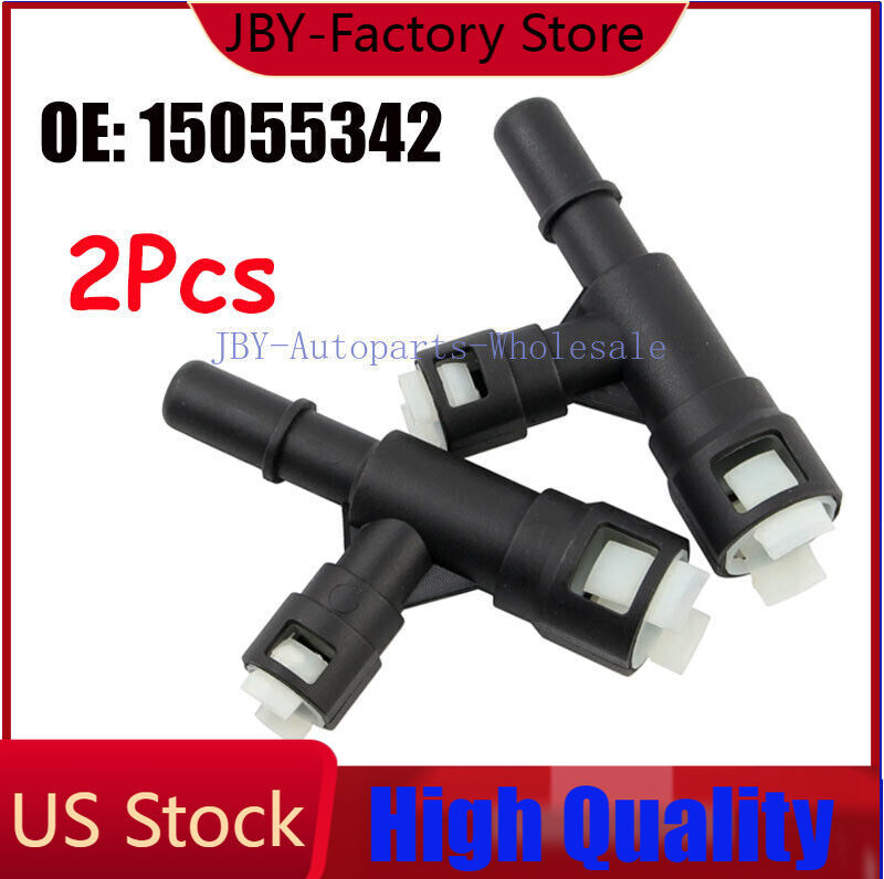 2-Pack Heater Hose T Connector Fits Chevy Tahoe Cadillac Escalade GMC 15055342