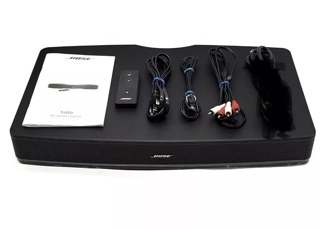bose solo tv sound system With Remote 100% Working Order bose sound W Optical