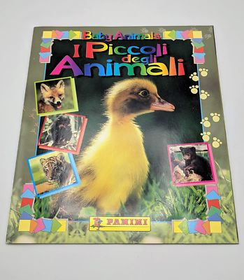Die Kleinen Der Tiere Baby Animals Panini Album Komplett