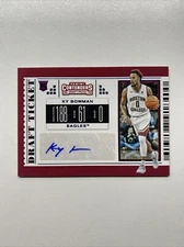 Ky Bowman 2019 Panini Contenders Draft Picks 102 Ticket Blue Foil Auto