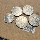Mixed Lot of Mexico Coins Mixed Denominations 1982 & 1991 Circulated, 5 Coins — photo 2