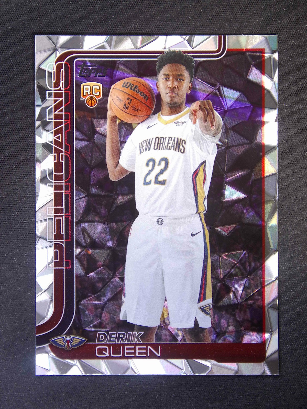 2025-26 Topps Flagship NBA Derik Queen #213 RC Rookie Diamante