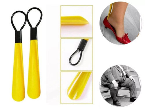 Corda aiuto scarpe plastica corno scarpe leggero prevenire danni retro scarpa lunga - Foto 13 di 17