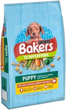 Bakers Puppy Dry Dog Food Chicken & Veg 12.5kg 3.12 per kilo