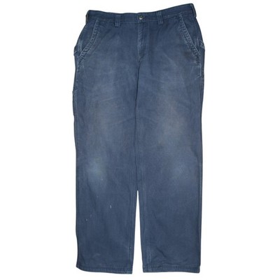Blaue Herrenjeans UK Größe L Duluth Trading Co Relaxed Fit Straight