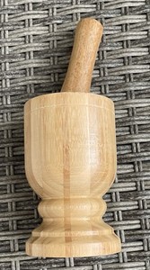 Pestle and Mortar set, wooden IMUSA