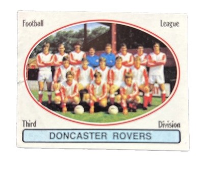 Panini Football 82 - # 388 - DONCASTER ROVERS TEAM GROUP