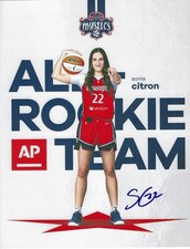 SONIA CITRON Signed 8.5 x 11 Photo WNBA Basketball WASHINGTON MYSTICS Notre Dame