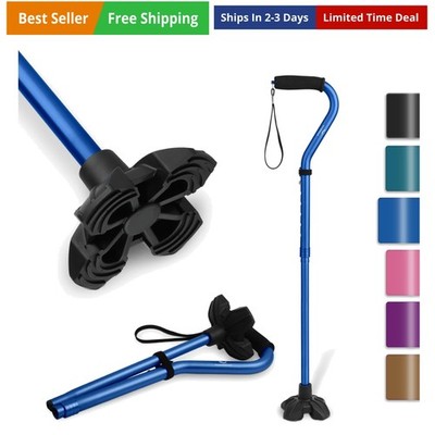 F1 Walking Stick, Walking Cane for Women & Men, Self Standing Walkers for Sen...