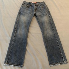 Levis 514 Jeans Boys 14 Regular 27x27 Blue Medium Wash Slim Straight Denim