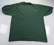 Vintage 90s MacGregor Ringer TShirt XL Made in USA Purple Green Retro Streetwear