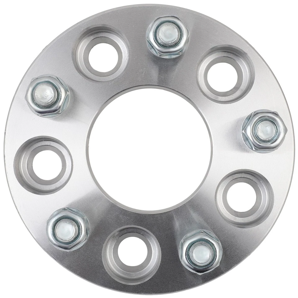 2 peças 1" 5x4.5 adaptadores de roda 5x110 5x114.3 12x1.5 compatível com Chevy HHR cobalto Malibu - Imagem 2 de 4