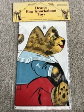 DEAN'S KNOCKABOUT RAG TOYS "TEDDY" BEAR VINTAGE DOLL CLOTH PATTERN New Uncut