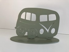 Cast Iron VW Camper Van Green  Door Stop Split Screen Heavy Quirky Volkswagon 