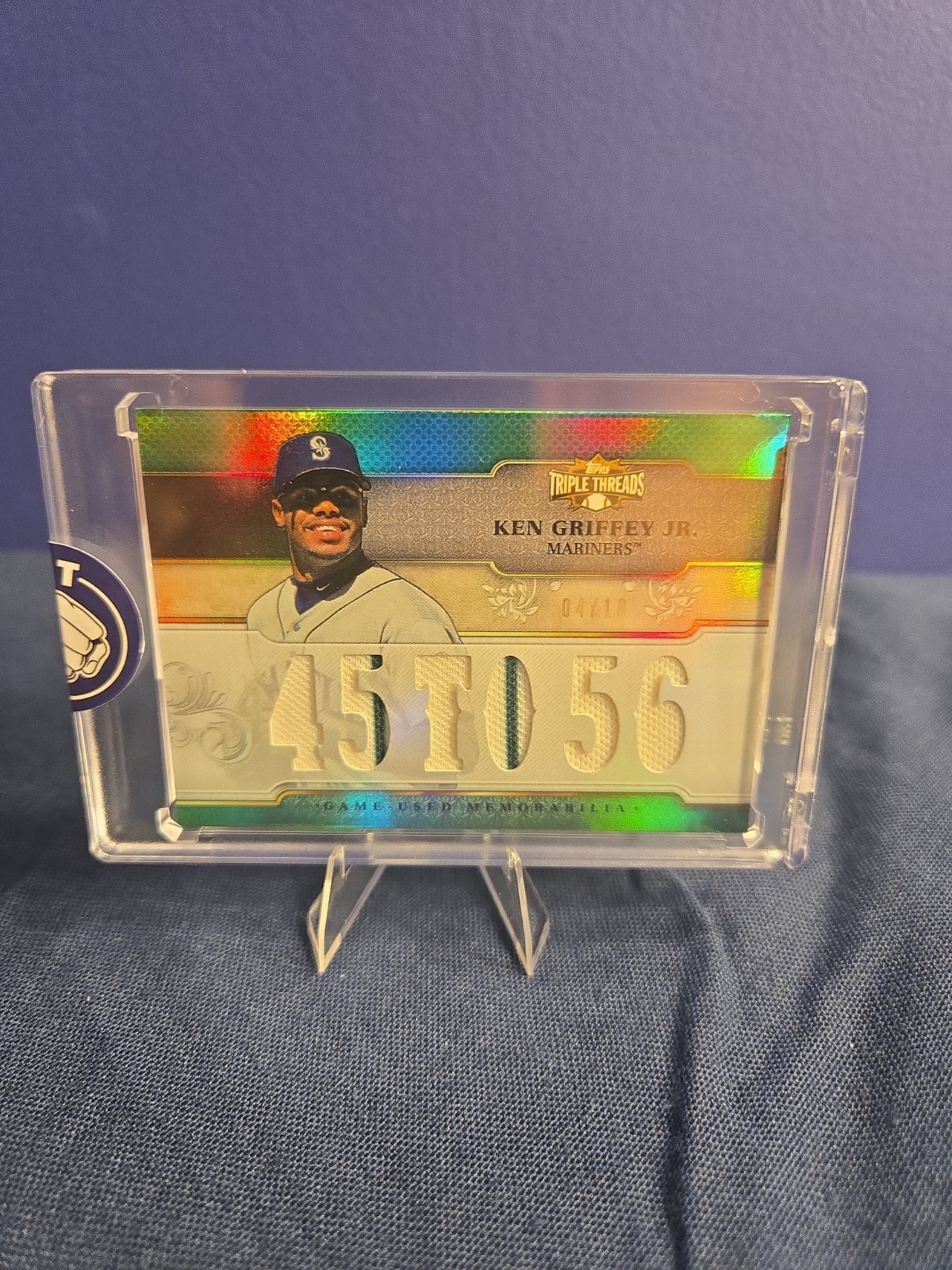 2014 Topps Triple Threads Ken Griffey Jr. Game Used Relic /18