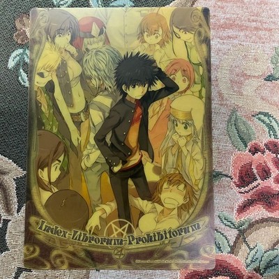 A Certain Magical Index Underlay Collectible Vintage Item with Slight Wear