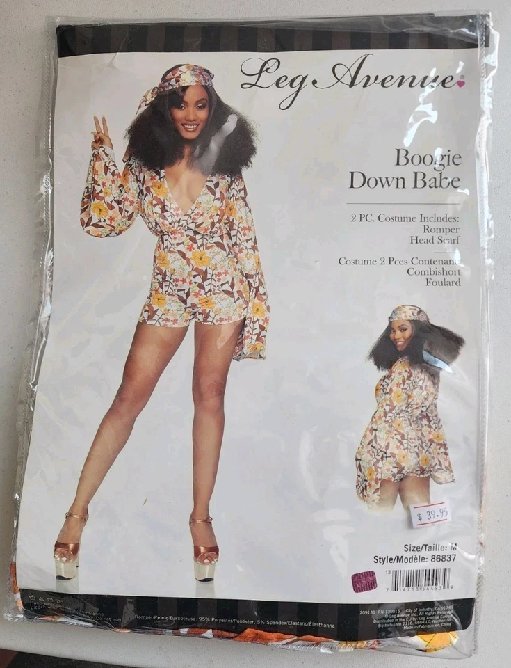 Disfraz Leg Avenue 2 piezas Boogie Down Babe adulto mujer mediano B0966 Foto 2 de 4
