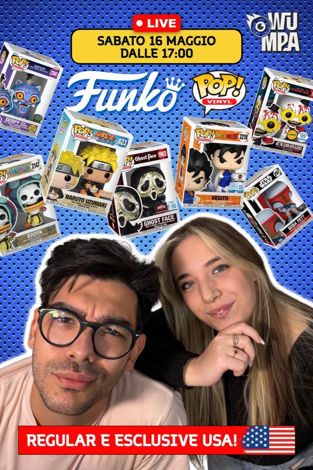 Wumpa-Store Live🔥Funko pop! Regular & Esclusive Usa