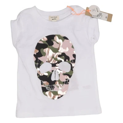 River Island Mini, T-shirt, Größe: 62, Weiß/Mehrfarbig, Baumwolle/Polyester #OC6 - Bild 1 von 4