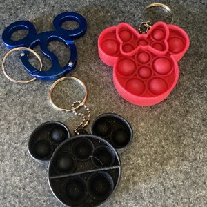 Walt Disney Key Chains (New No Tags)