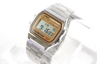 CASIO A158WEA-9JH Gold Face Classic Digital Watch Stainless Steel Band IN STOCK