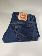 Levi  s 517 Boot Cut Jeans 34x30 Blue 100 Cotton Made in Mexico